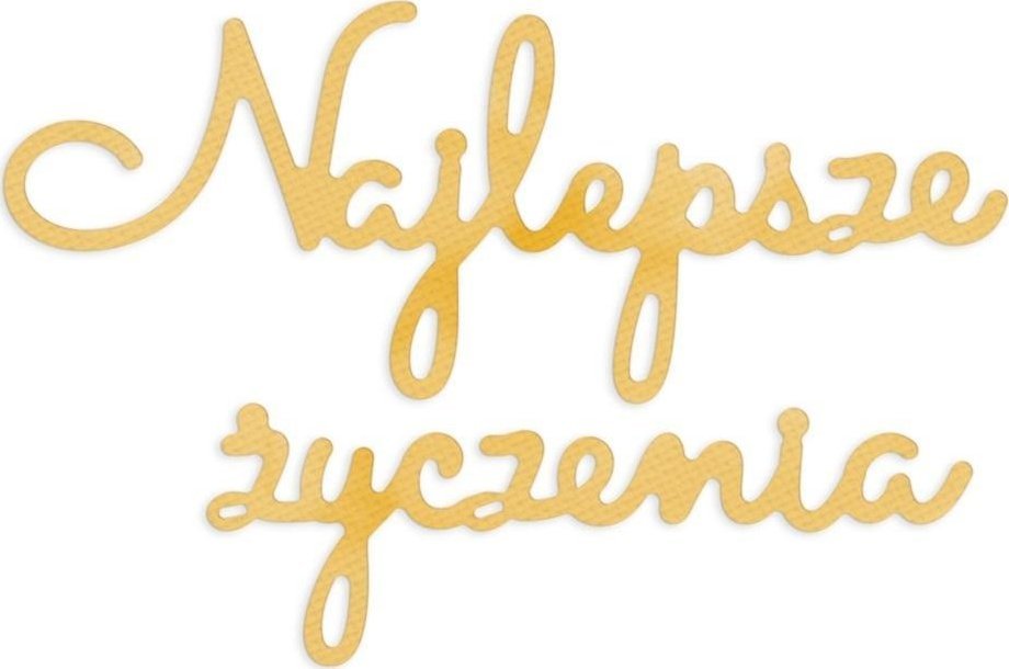 Wykrojnik - Najlepsze życzenia