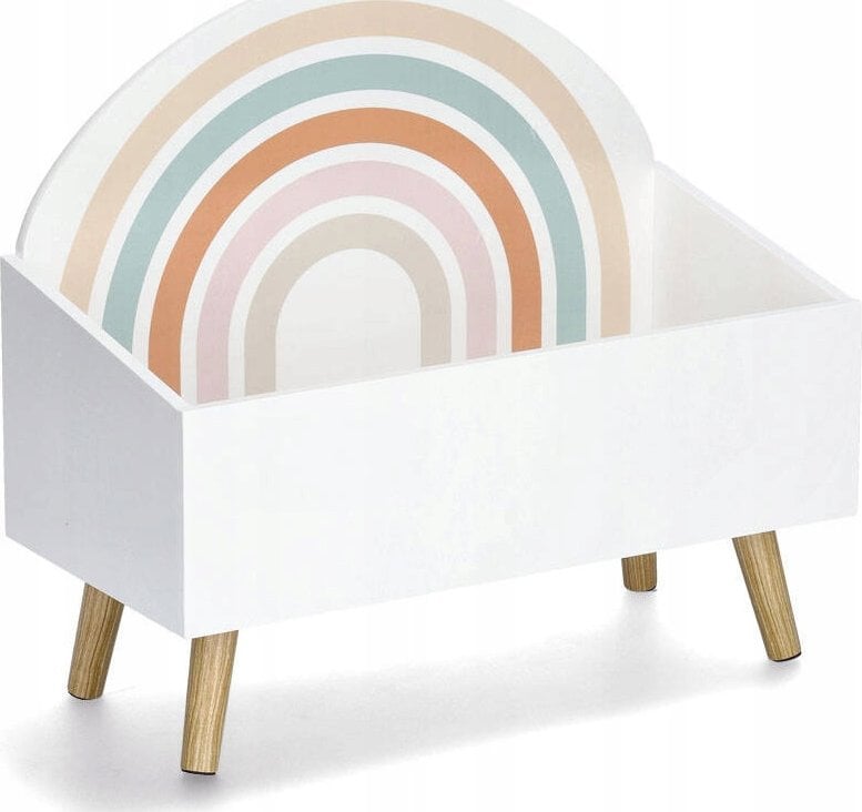 Zeller Skrzynia na zabawki RAINBOW, MDf + sosna