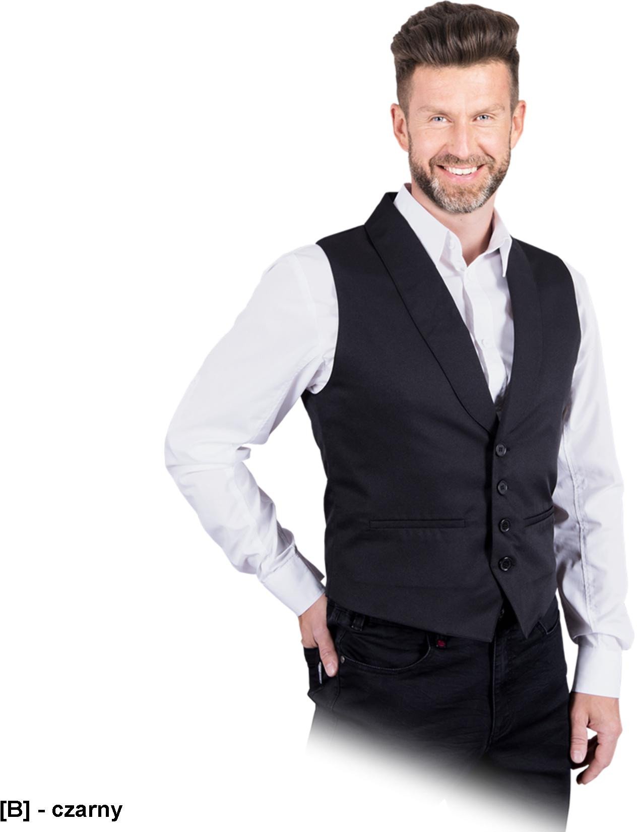 ADORNO-M - Elegancka kamizelka, męska, 100% poliester 210 g/m2 S