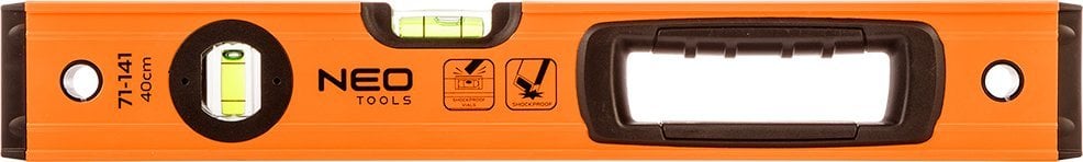 Poziomnica aluminiowa S 400, 3 libelle, uchwyt, 40 cm