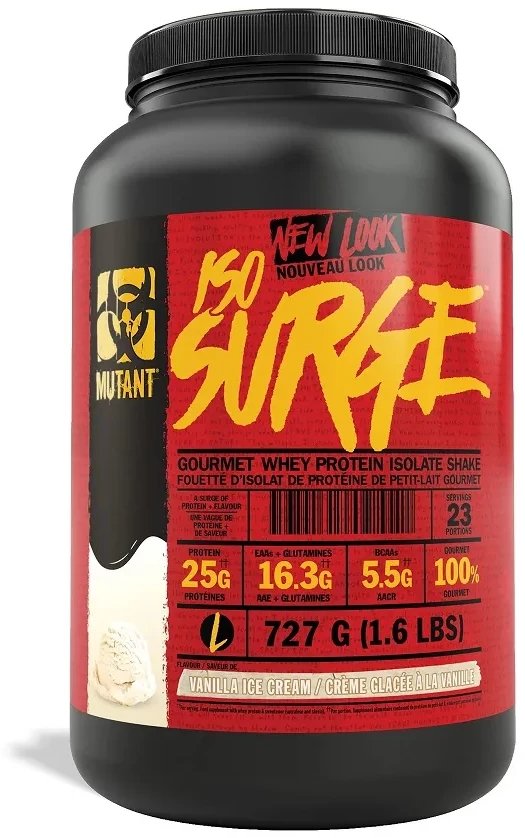 Mutant - Iso Surge, Izolat, Vanilla Ice Cream, Proszek, 727g