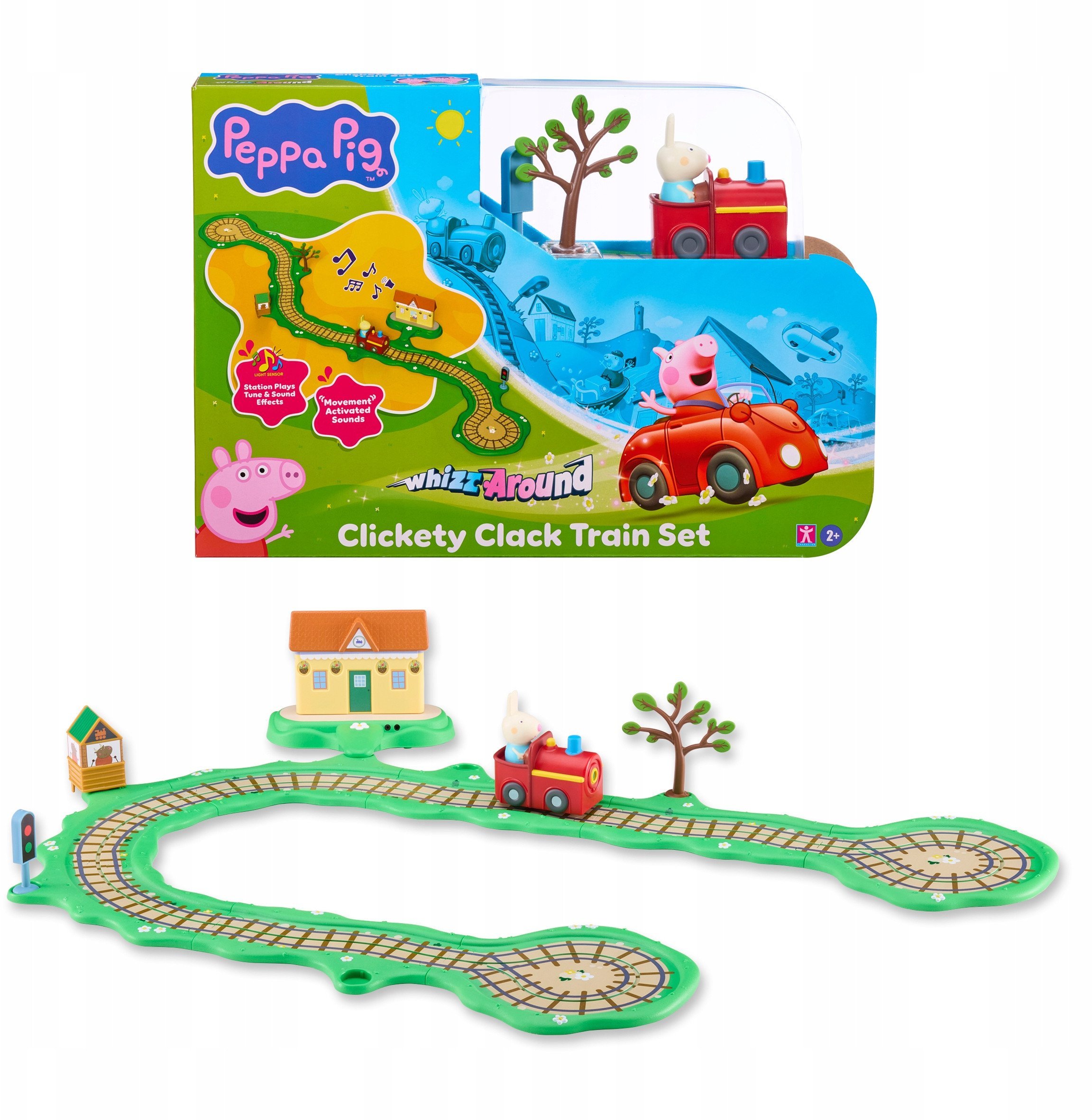 PEPPA WHIZZ AROUND CLICKETY CLACK TRAIN