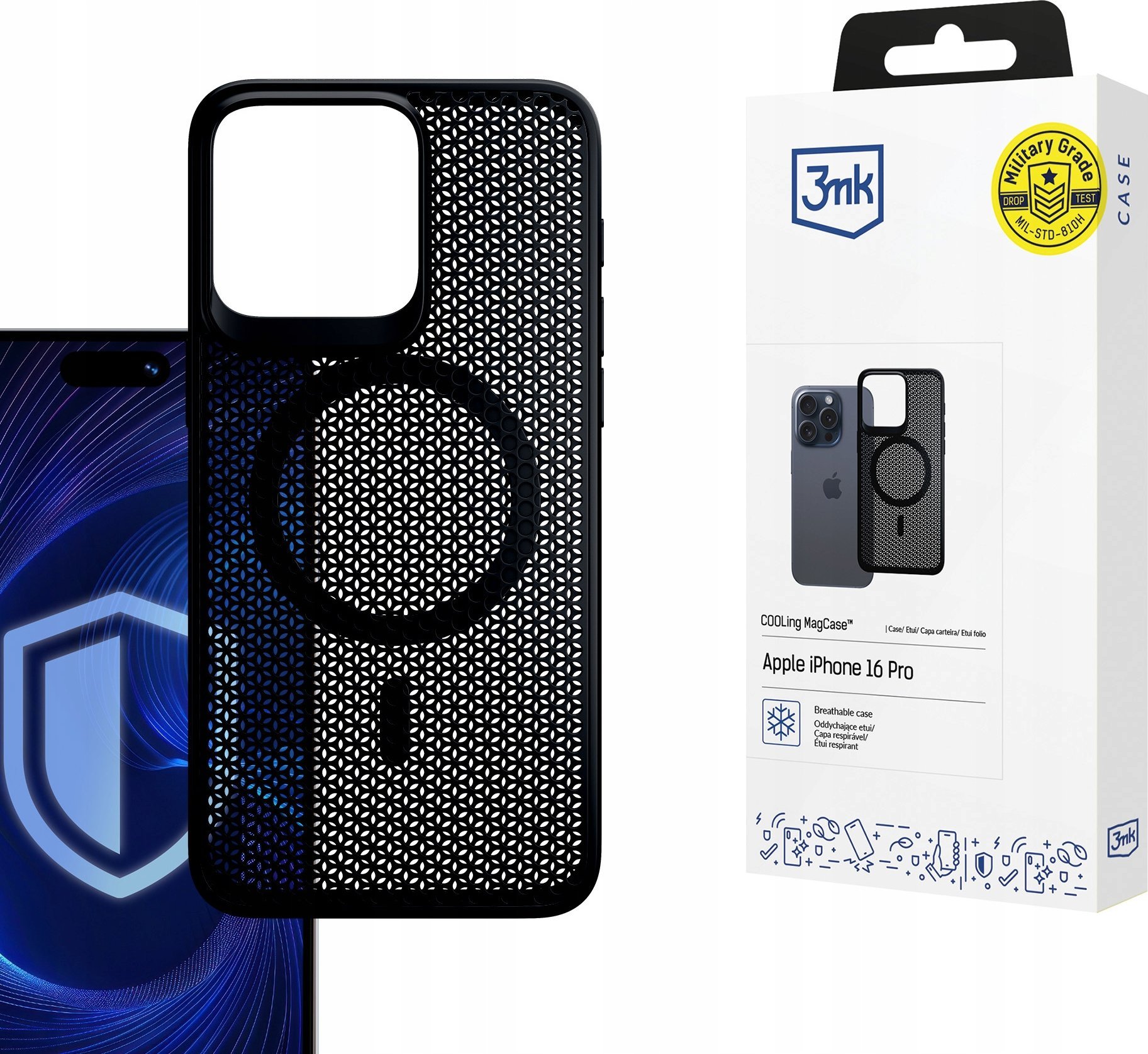 3MK Etui COOLing MagCase do Apple iPhone 16 Pro