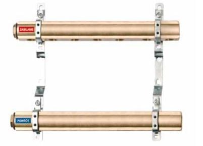 Red Rozdzielacz mosiężny RP 9-drogowy 1” R022801008