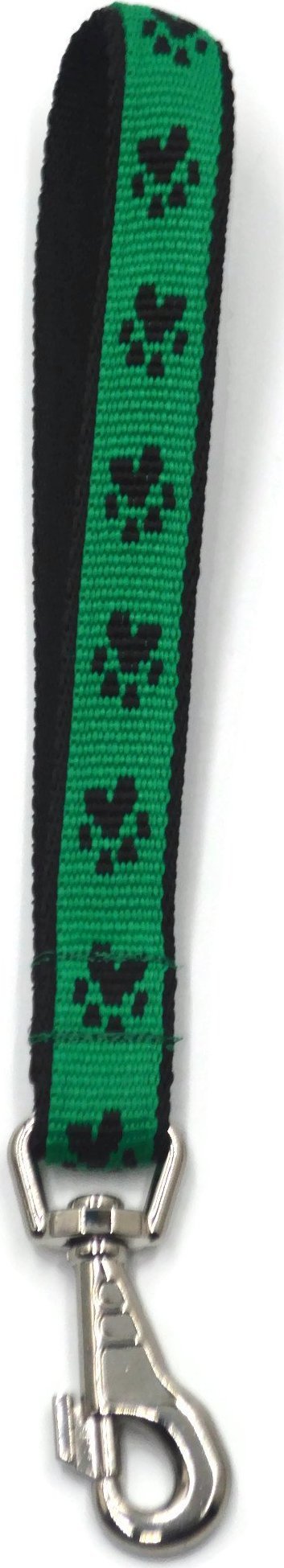 Alizoo Podwójna rączka do obroży w łapki 25mm, krótka smycz dla psa - ALIZOO