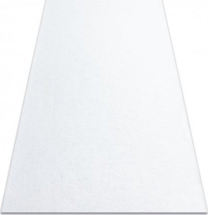 Dywany Łuszczów Dywan antypoślizgowy RUMBA 1950 podgumowany, jednokolorowy biały, 100x150 cm