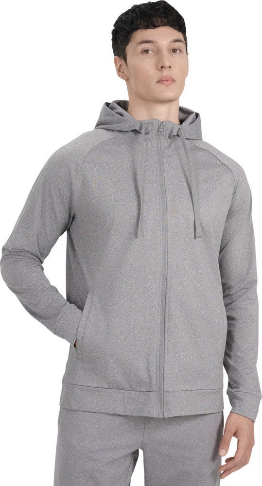 Bluza męska 4F FNK M654 szara 4FWMM00TFSWM654 25M S