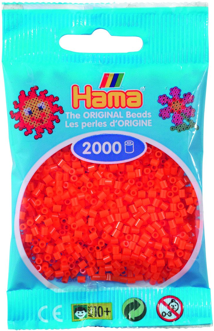 Hama mini beads 2000 pcs. orange