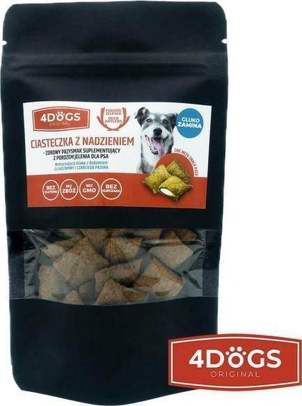 4DOGS Ciasteczka Z Porożem Zdrowe Stawy60g