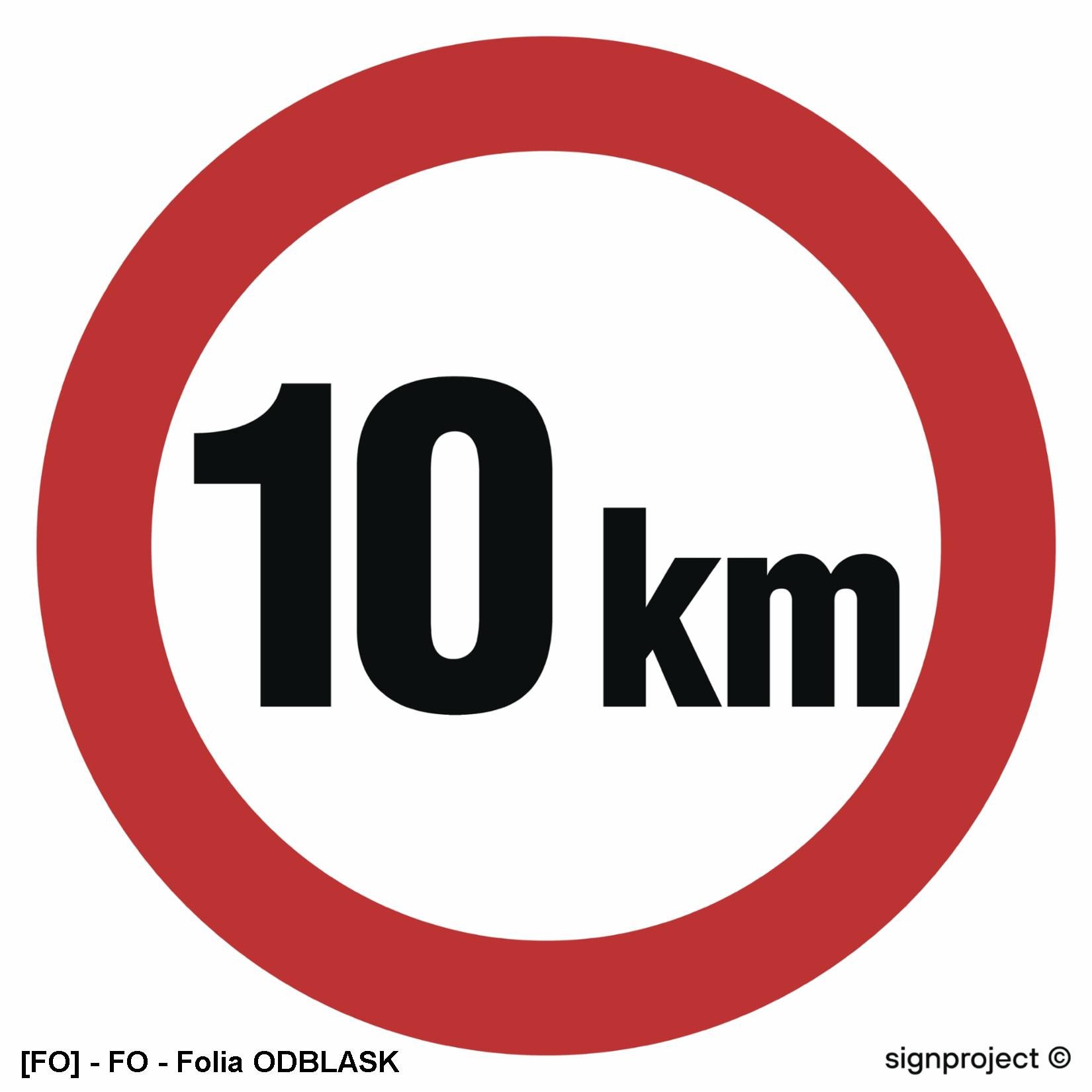SA006 - Ograniczenie prędkości 10 km 300x300