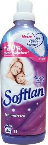 Płyn do płukania Softlan Płyn Do Płukania Softlan Świeżość Lnu Fioletowy 1l Traumfrisch