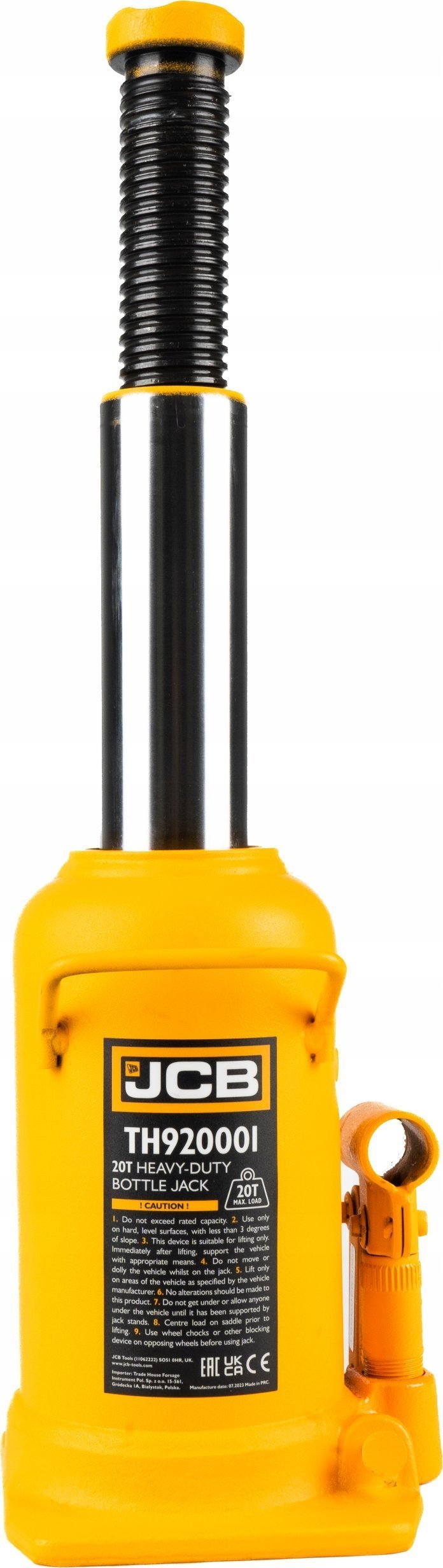 JCB JCB PODNOŚNIK HYDRAULICZNY SŁUPKOWY 20T (H MIN 240mm, H MAX 515mm)