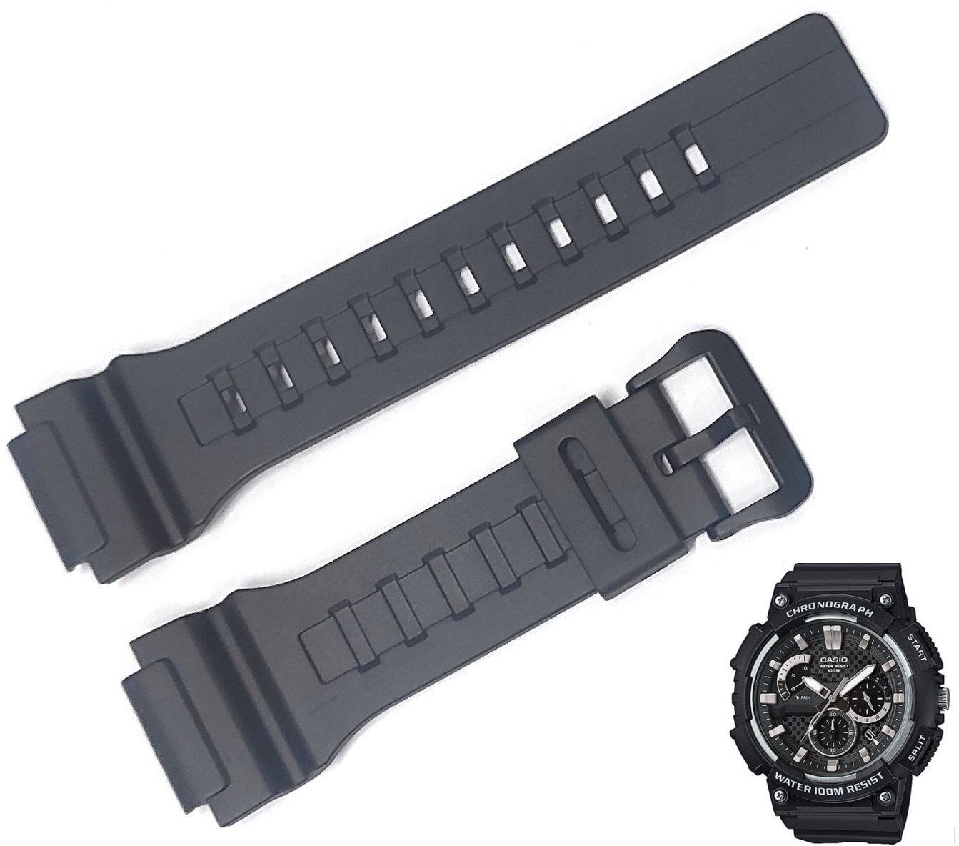 Pasek do zegarka Casio MCW-200H czarny 10558173 .