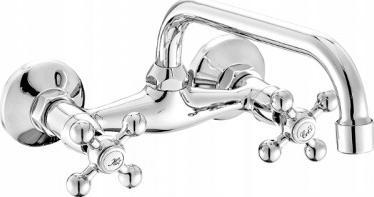 Bateria umywalkowa Kuchinox Bateria umywalkowa ścienna retro Stilo BKI 050D chrom