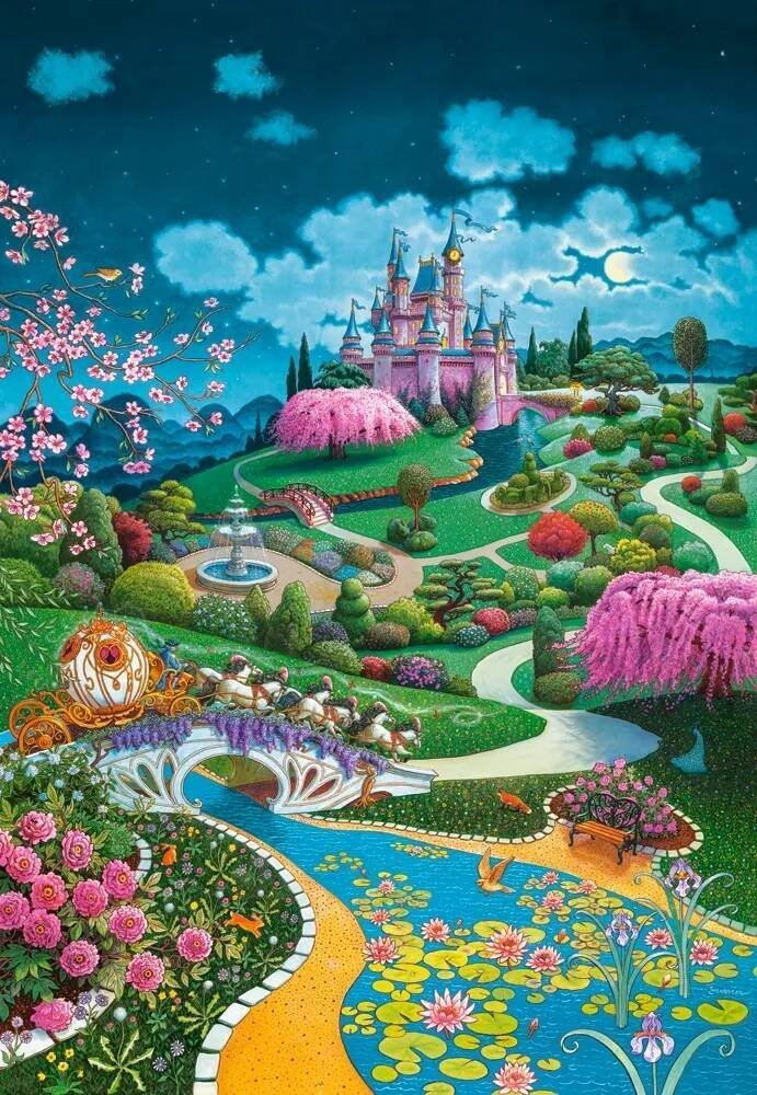 Castorland Puzzle 1000 Cinderella's Castle CASTOR