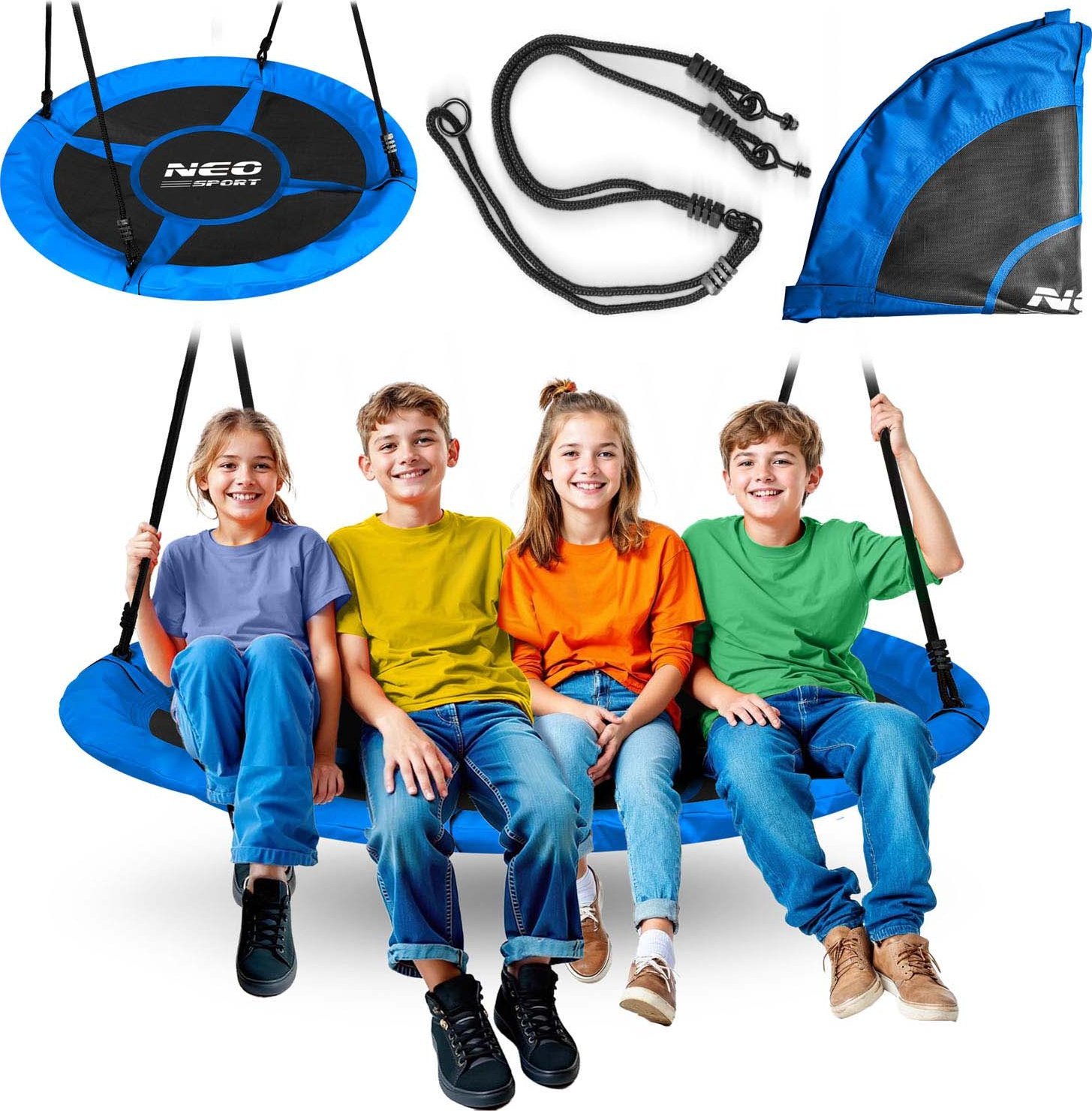 NeoSport Huśtawka bocianie gniazdo Swingo 120 cm