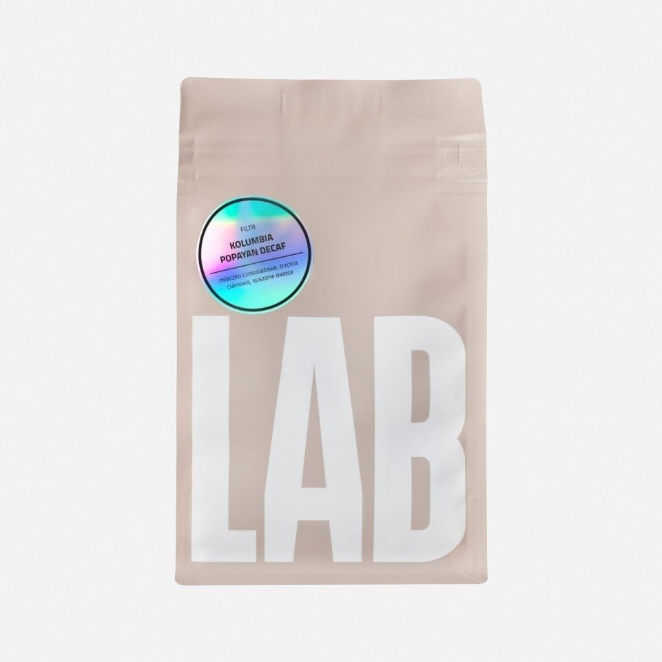 Kawa ziarnista Coffeelab Kawa ziarnista Kolumbia Popayan Decaf 250g
