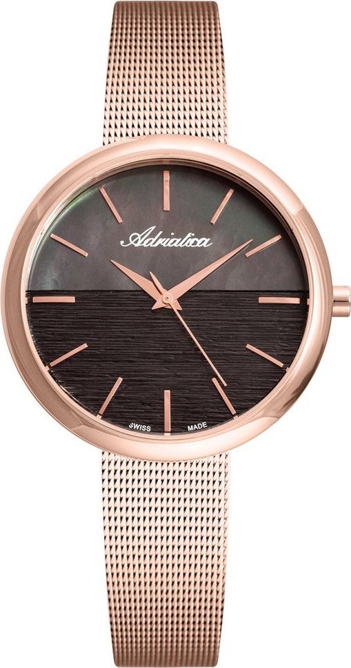 Zegarek Adriatica Zegarek damski Adriatica A3525.9114Q różowe złoto