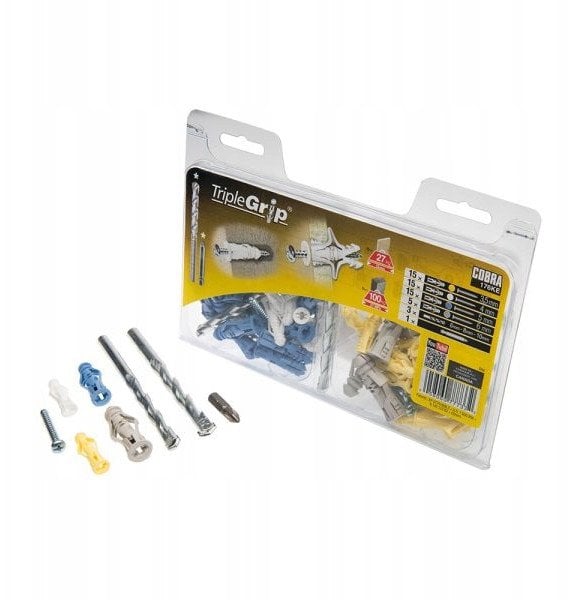 ANCHOR DRYW TRIPLE 6X39 PLAST RIN 50 PCS