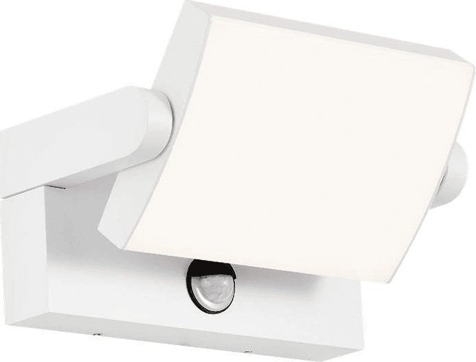 Kinkiet V-TAC Kinkiet Oprawa Elewacyjna V-TAC 17W LED Czujnik Ruchu Biała IP65 VT-11020S neutralna 2520lm