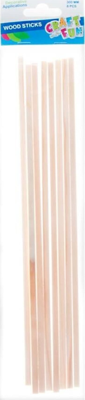 Craft with Fun CF OZDOBA DEK DREW PAT PLASKI NAT30CM OP8 12/600