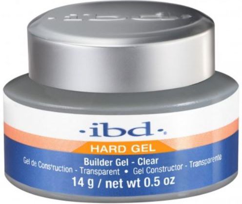 IBD LED/UV Builder Gel - Clear, Żel budujący bezbarwny 14g