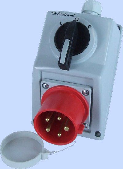 Elektromet Zestaw instalacyjny L-0-P 32A 5P IP44 (974026)