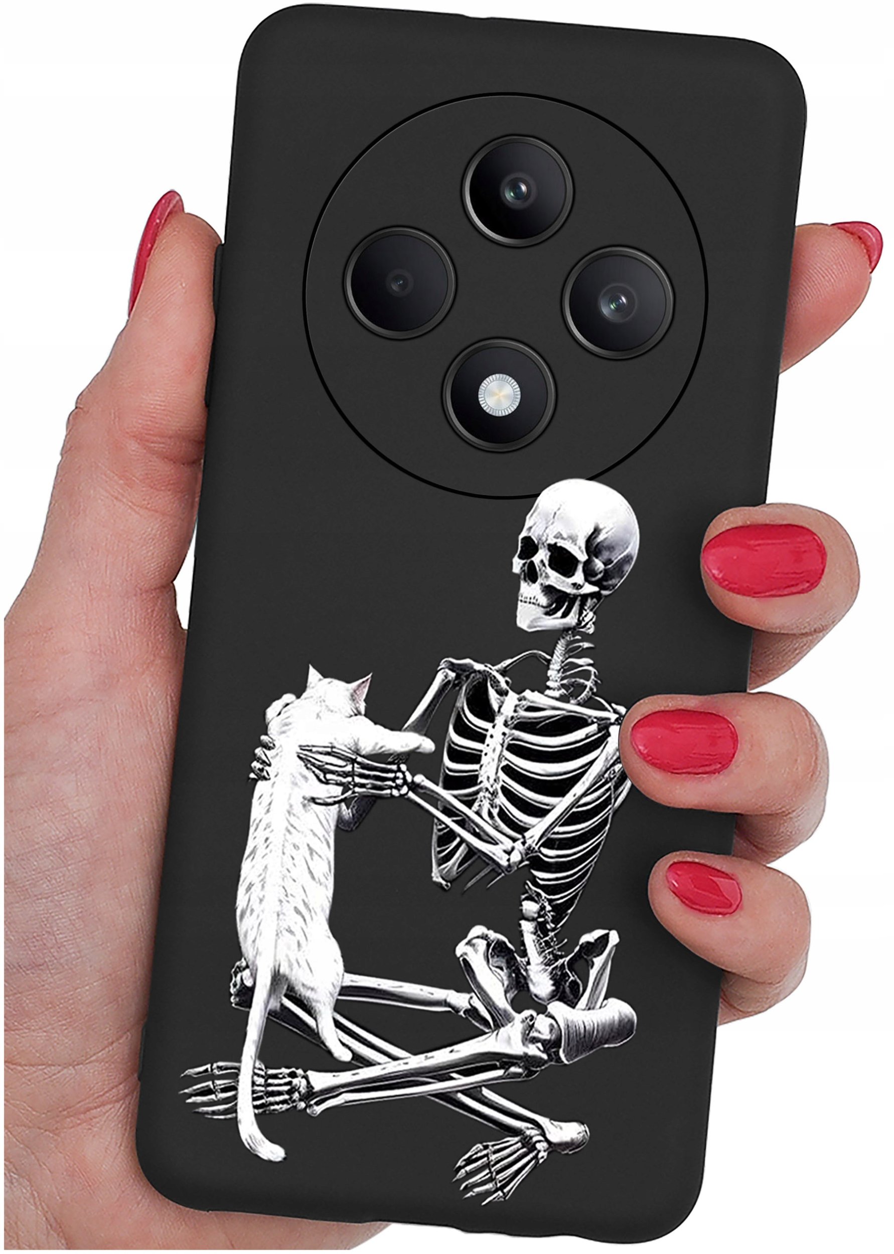 Etui do Oppo Reno 12 F 5G | 12 FS 5G WZORY |SILIKONOWE MATT CASE + SZKŁO 9H