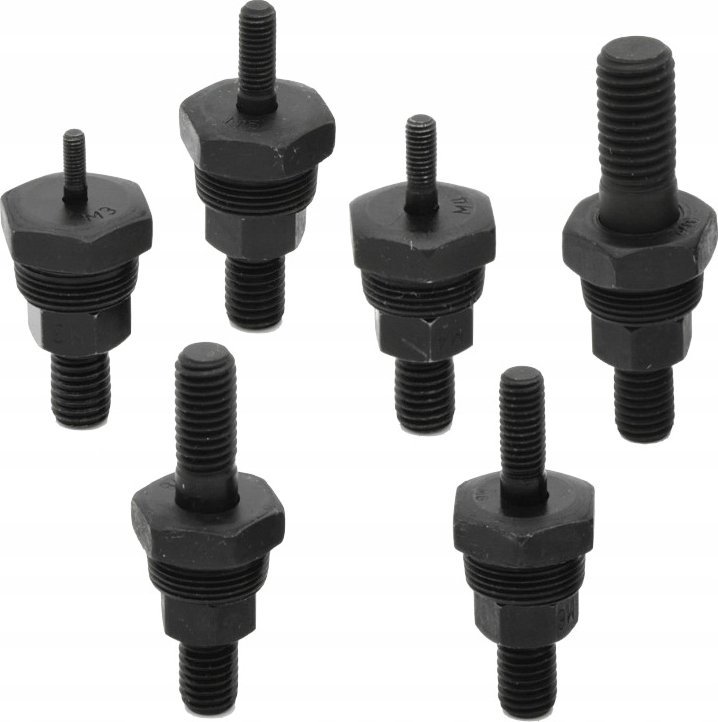 Geko Głowice do nitownicy nitonakrętek 6szt. M3-M10 (50/100)