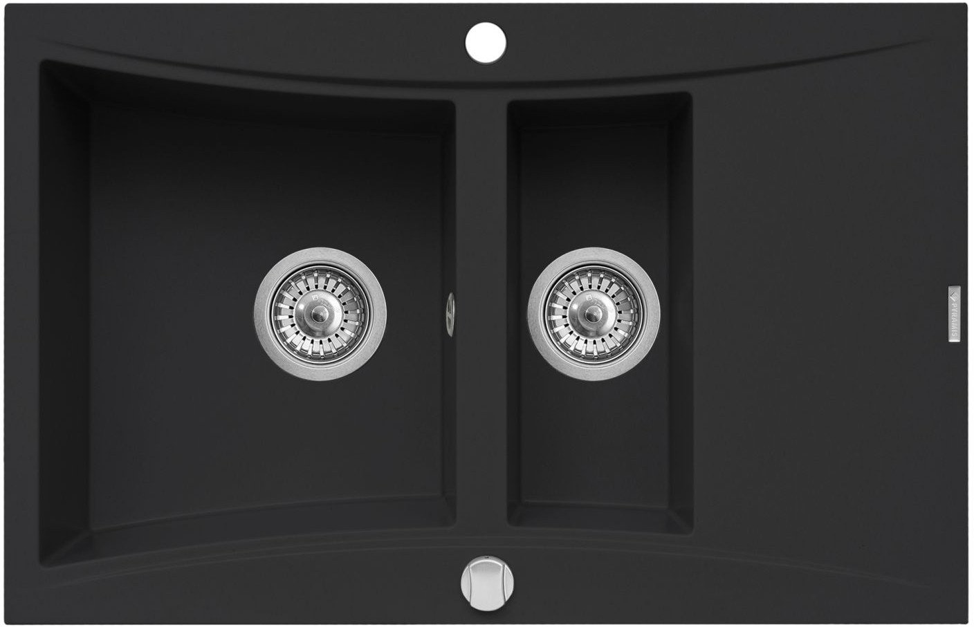 Pyramis Zlew. SOFTLINE (79x51) 1 1/2B 1D Volcano