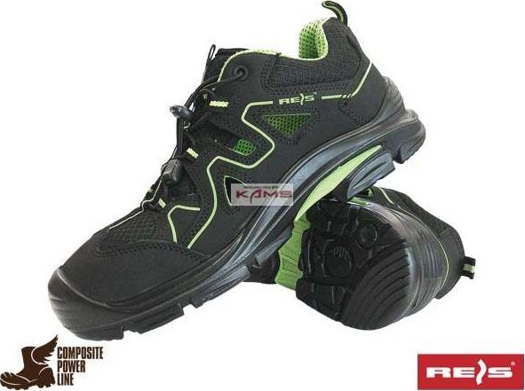 R.E.I.S. BCA-BREMA-S1P SRC - obuwie bezpieczne typu sandał, podnosek, skóra nubuck z siateczką 47