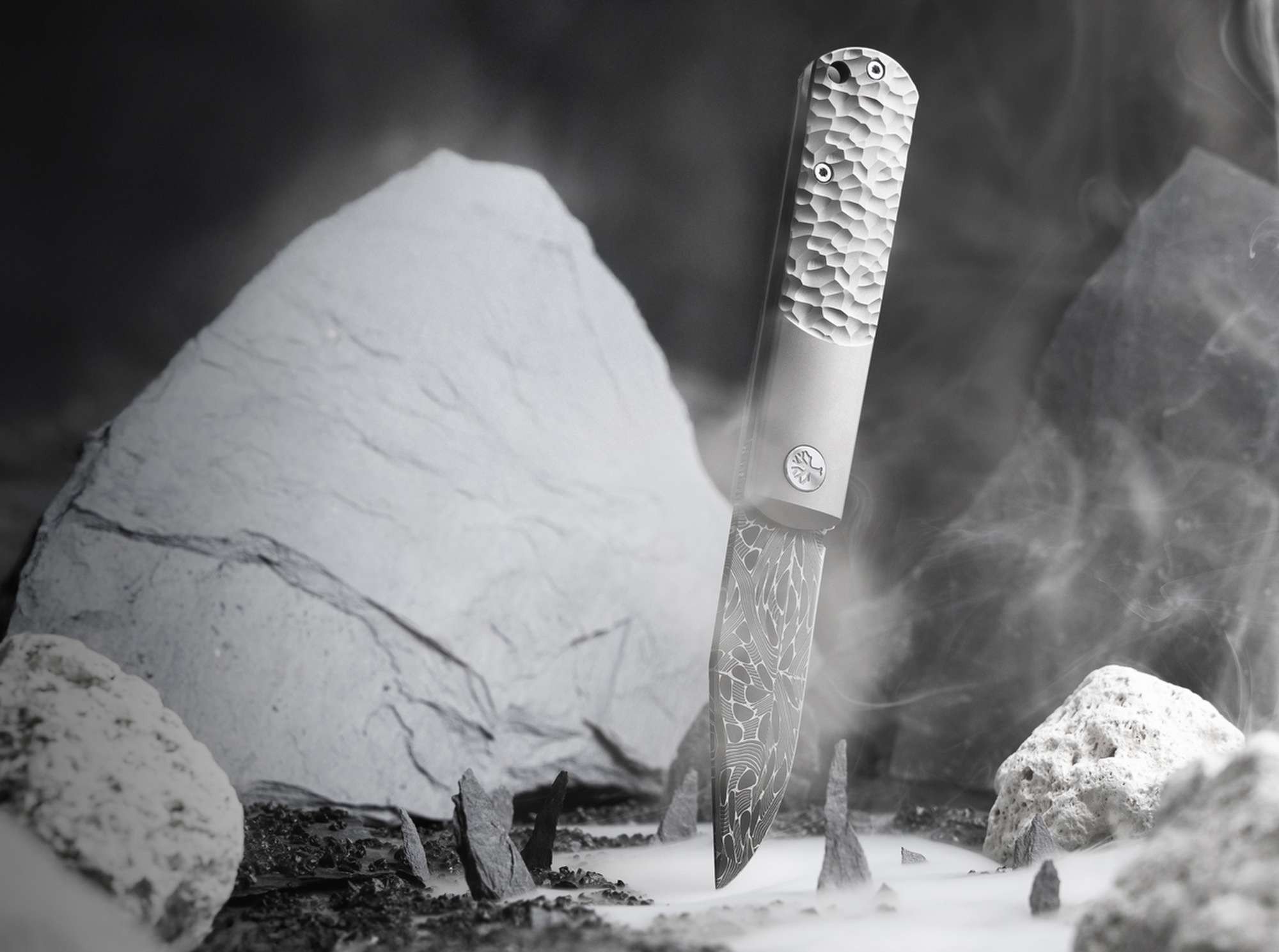 Nóż Boker Solingen BRLW Meteorite Damast