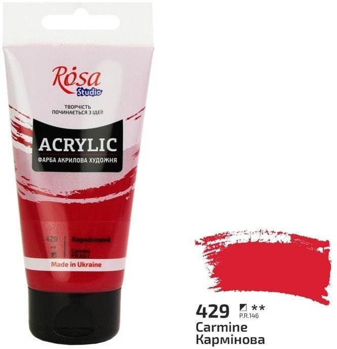 Farba akrylowa carmine 429 75ml