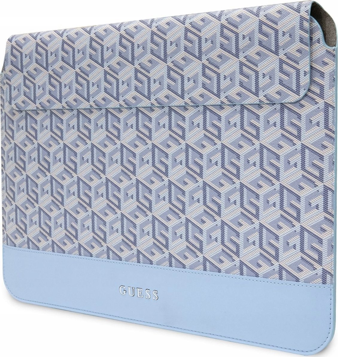 Etui Guess Guess GCube Stripes Sleeve - Etui na notebooka 14" (niebieski)