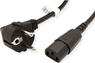 Kabel zasilający Bachmann Kabel zasilający BACHMANN, prosty IEC-żeński, czarny, 1 m