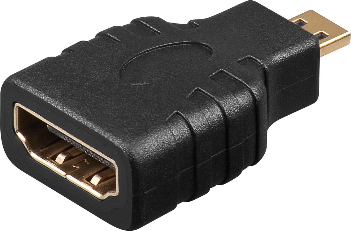 Adapter AV Goobay HDMI Micro - HDMI czarny (68842)