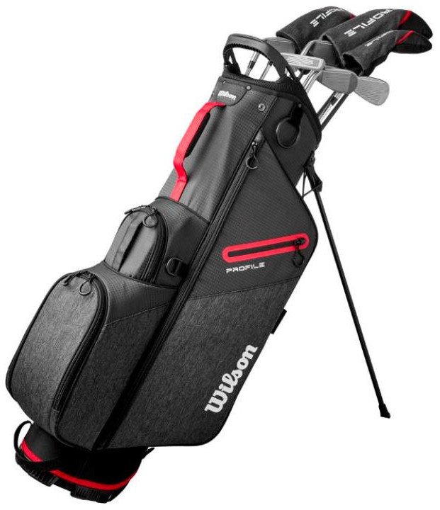 Zestaw kijów golfowych Wilson PROFILE, 10 kijów na stali z torbą, set
