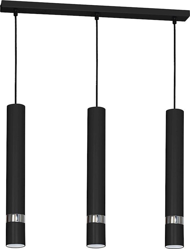 Lampa wisząca Milagro Lampa sufitowa czarna kuchenna Milagro Joker MLP1414