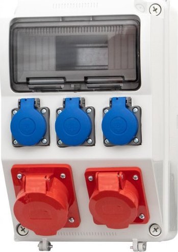 F-Elektro Rozdzielnica CAJA 2x16A/5P, 3x230V 9M IP65