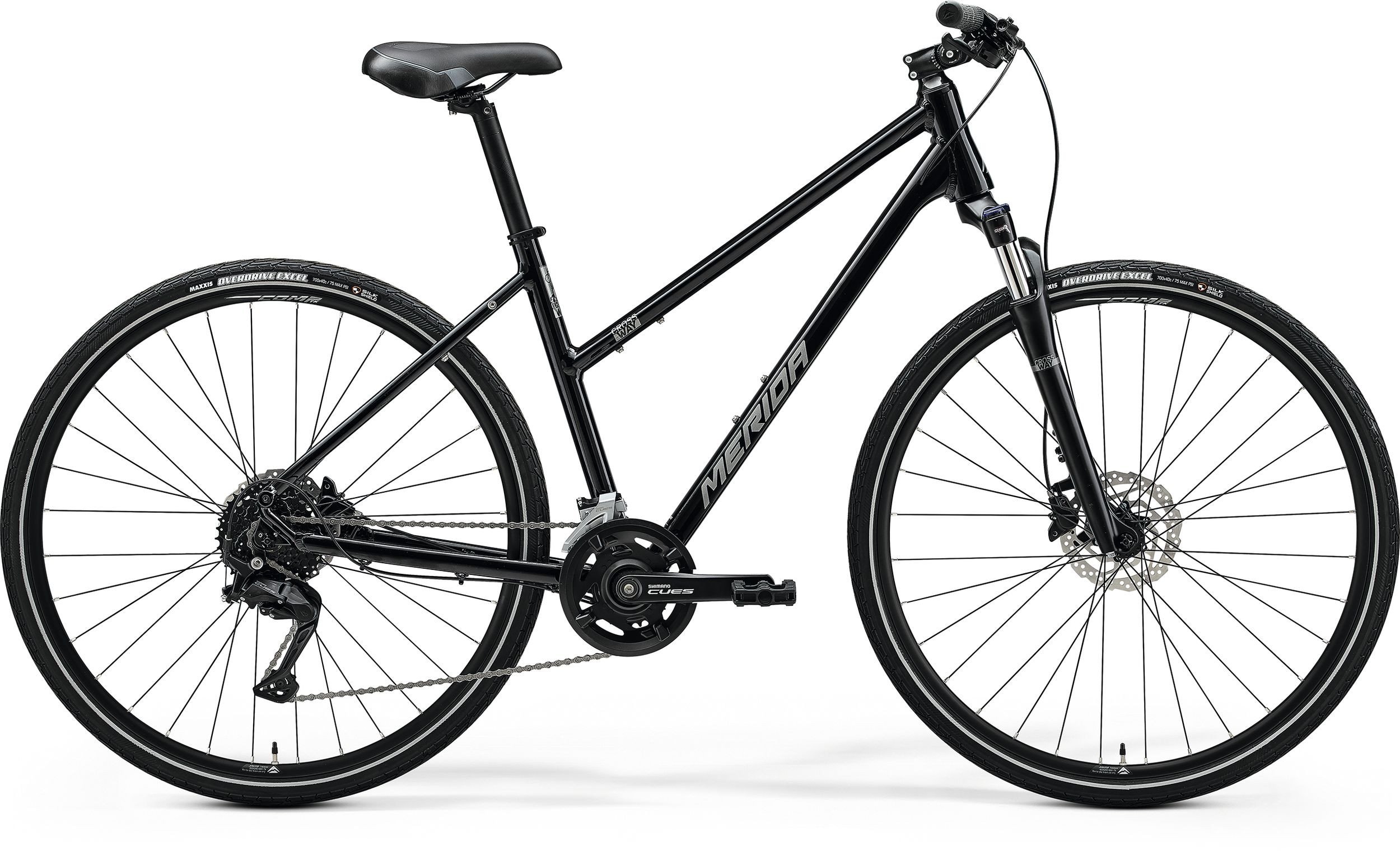 Merida CROSSWAY 100 Lady 28" 25' Wybierz rozmiar ramy: L, Wybierz kolor: GLOSSY BLACK(SILVER)