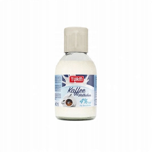 Śmietanka mleczko do kawy i herbaty 4% w szklanej butelce