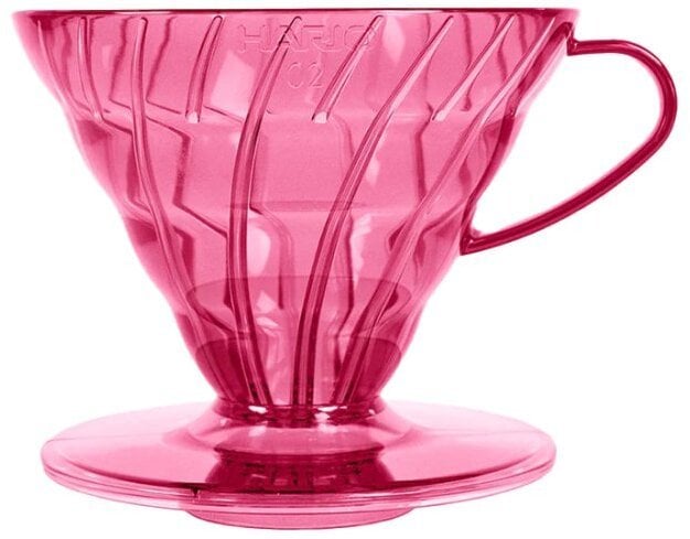 Hario Plastikowy Drip V60-02 Flamingo Pink - Różowy