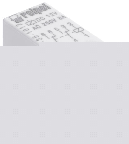 Relpol Przekaźnik elektromagnetyczny miniaturowy 2P 8A 250V IP 40 RM87-2012-35-5024 - 604615