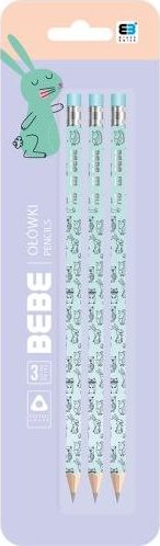 Interdruk BBI OŁÓWEK 3SZT. BxB KIDS PASTEL Interdruk TARGI