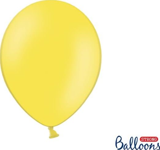 Party Deco Balony Strong, pastelowy soczysty żółty, 30 cm, 100 szt uniwersalny