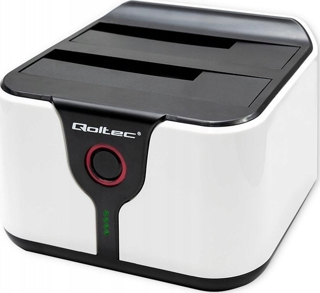Stacja dokująca Qoltec Stacja dokująca Qoltec do dysków HDD SSD 2.5" 3.5" | SATA III | USB 3.0 | Super speed 5Gb/s | z funkcją klonowania offline