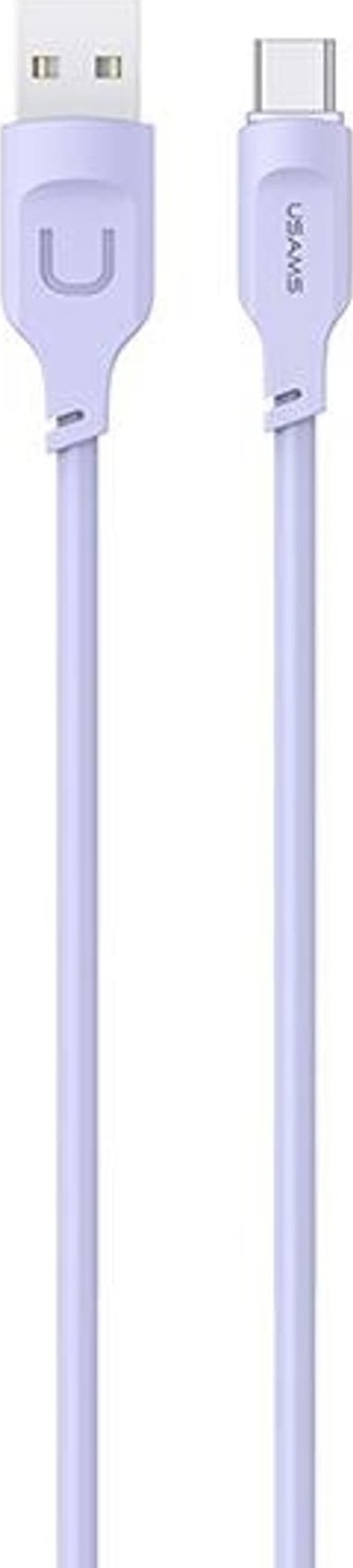 Kabel USB Usams USB-A - USB-C 1.2 m Fioletowy (brak)