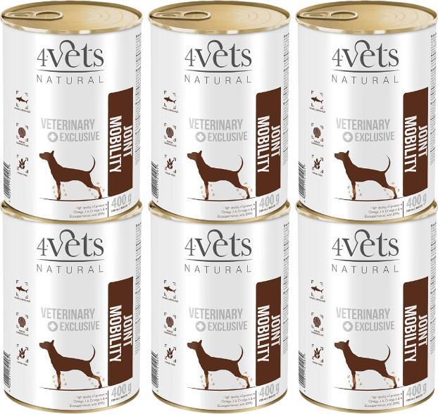 Dolina Noteci 4Vets Dog Joint Mobility 6x400g