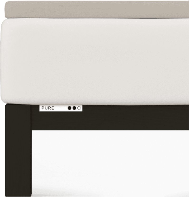 Schlaf-Gut Prześcieradło Schlafgut Pure Topper 140x200-160x220 Sand Mid 496 - L