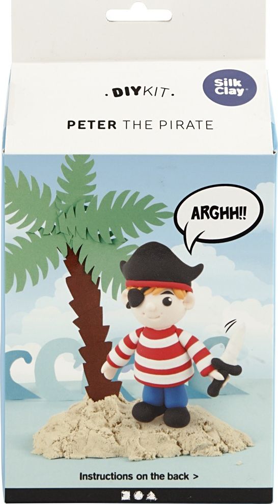 Creativ Company Chłopiec Pirat z masy Silk Clay